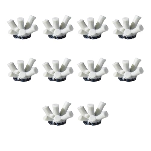 10pcsカラフルな人工サンゴの装飾シミュレーションコーラルの景観ベタス魚タンク素敵なスタイル水族館の風景の装飾