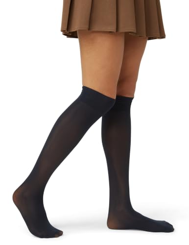 Image of HUE Women's Soft Opaque Knee High Socks for Women (Pack of 3)