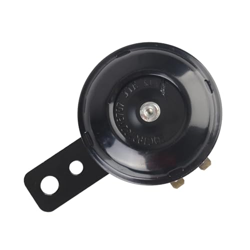 Kit Klaxon De Moto Étanche, Haut-parleurs Ronds Et Puissants, Signal Universel pour Klaxon De Moto 12 V, 1,5 A, 105 DB Double Tonalité Horn