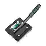 GENYUI Rubber Tile Beating Board Flooring Tool with Enhancing Grip and High Impacts Resistance Ergonomic Handle for Even Paving