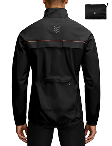 Image of Little Donkey Andy Men's Cycling Jacket, Waterproof Lightweight Windbreaker, Packable