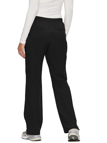 Women’s Scrub Pants – Soft Stretch Cargo with 8 Pockets, Loose Fit – Consider Sizing Down3