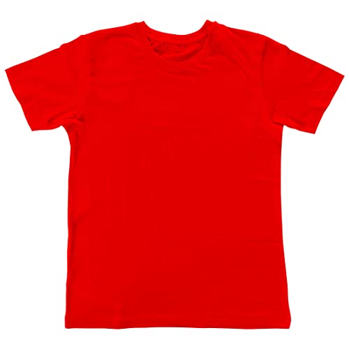 Image of Baby Boy /Girl's Plain Round Neck Half Sleeve Super Combed Cotton T-Shirt