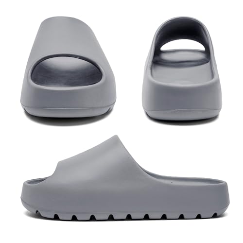 Image of Yueerlu Cloud Slides for Women Men, Recovery Womens Pillow Slides,EVA Anti-Slip shower shoes,Thick Sole Open Toe Garden Shoes,men's sandals,mens slippers for Indoor and Outdoor Size