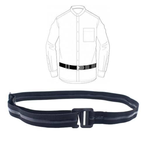 Anti-Slip Anti-Wrinkle Strap for Men Elastic Shirt Stay Belt Comfortable Locking Mechanism for Formal Wear and Casual Outings2