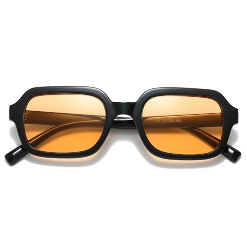 SODQW Trendy Square Sunglasses for Women 2025, 90s Vintage Designer Ladies Shades Fashion Sun Glasses