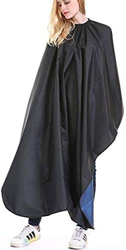 Barber Cape, NMB Professional Hair Salon Cape with Adjustable Metal Clip, Waterproof Hair Cutting Cape for Barbers and Stylists