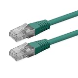 ROLINE Patchkabel Cat.6 (Class E), UTP, PoE, grün, 0,5 m