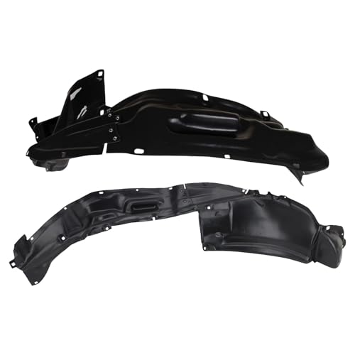 Image of TRQ Front Inner Fender Liner Set Compatible with 2007-2009 Toyota FJ Cruiser TO1250123 TO1251123