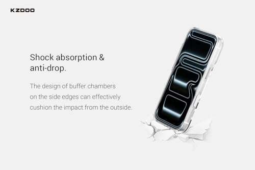 Image of FASHINA IceGuard Crystal Clear Case for Compatible With Iphone 17 | Anti-Yellow Transparent Back Cover | Shockproof Anti-Drop | Slim Fit | Scratch-Resistant | Fast Wireless Charging | Raised Camera Ring