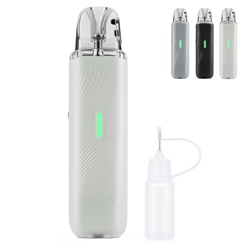Uwell ���[�E�F�� Caliburn G5 Lite �J���o�[���d�q�^�o�R �X�^�[�^�[�L�b�g 1600mAh��e�� �o�b�e���[ G3/G4/G5�J�[�g���b�W�Ή��� �j�[�h���{�g���t�� VAPE �x�C�v ���� �����^�уV�[�V�� (Creamy Celad