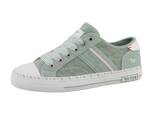 MUSTANG Sneaker Femme 26M0152003, Pointure:37 EU, La Couleur:Vert