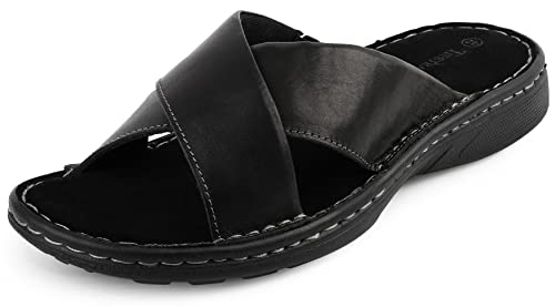 Men's Napa Leather Slip-On Summer Sandals
