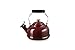 Le Creuset Enamel on Steel Whistling Tea Kettle with Gold Finishes, 1.7 qt., Rhone