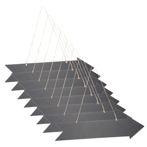 Panneaux fléchés en bois foncé double face pour intérieur de bar