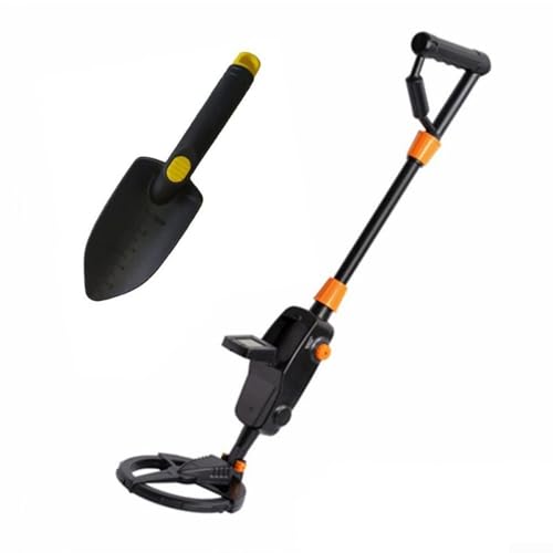 Honseadek Detector de metales con pantalla LCD con bobina de búsqueda impermeable, sensibilidad Elite para detección de joyas de oro y plata en jardines, parques y playas (detección de metal)