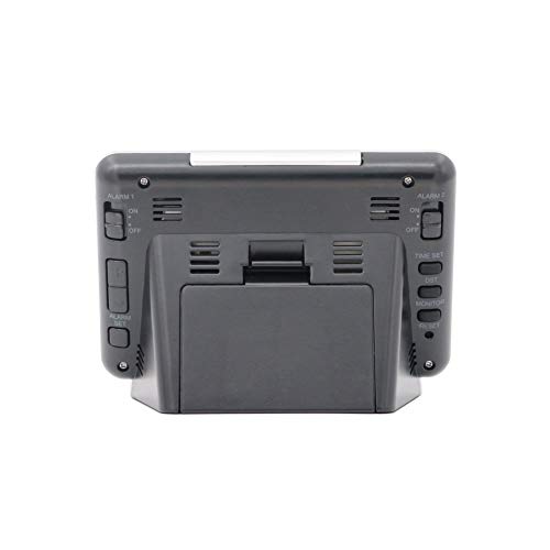 Seiko Hudson Everything Bedroom Digital Alarm Clock, Black #TOP2