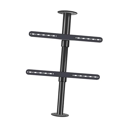 Soporte TV Ajustable - Soporte Suelo Giratorio 360 Grados para TV LCD, Soporte Giratorio para Pared divisoria, Mueble Giratorio para TV, Base giratoria