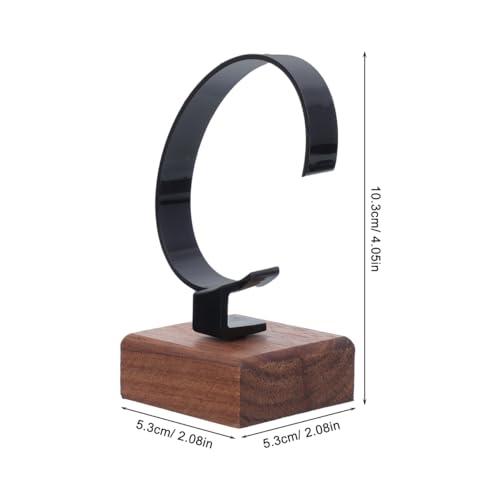 SAFIGLE UhrenstäNder Aus Walnussholz：Eleganter DisplaystäNder UhrenstäNder FüR Armbanduhren Schmuck & Uhrenaufbewahrung Mit C-Design FüR MäNner & Frauen