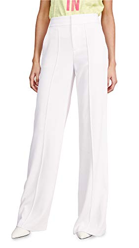 alice + olivia Women's Dylan High Waisted Leg Pants
