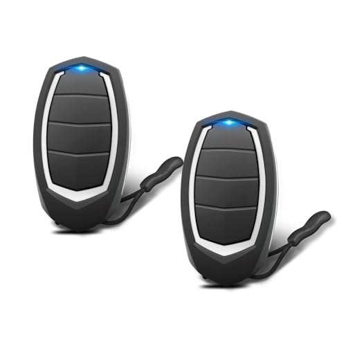Mando Puerta Garaje Universal 433,92 MHz, 2 Unidades de Mando a Distancia para Motorline, Mandos Puertas Automáticas, Clonador 4 Canales, Compatible con MX4SP, MXS4SP, MX5SP, RCM, DSM