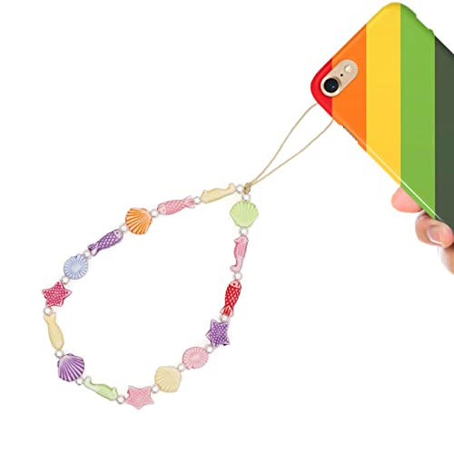 YPWangShengRui Phone Lanyard Acrylic Wrist Strap Anti-lost Phone Charm for Daughter Wife Girlfriend