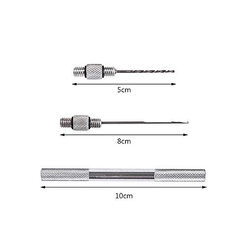 XINGYUXUXIN Baiting Tool Kit Fishing Bait Drill & Needle Combo Set Stainless Steel Fish Drill Tackle for Baiting Needle Carp Fishing Equipment Tool - Image 2