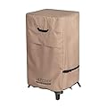 ULTCOVER Waterproof Vertical Electric Smoker Cover 30 inch for Most Square Gas Propane BBQ Smokers Size Upto 19W x 17D x 35H inch