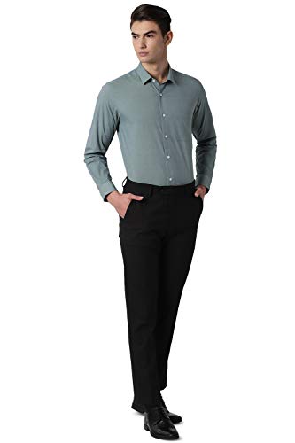 Image of Peter England Men's Printed Slim Fit Formal Shirt