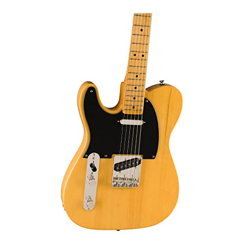 Image of Squier Classic Vibe 50s Telecaster Electric Guitar, with 2-Year Warranty, Butterscotch Blonde, Maple Fingerboard, Left-Handed