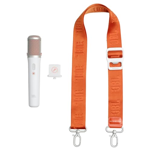 Image of JBL PartyBox On-The-Go 2 Portable Party Speaker with gSport Carrying Bag (White)