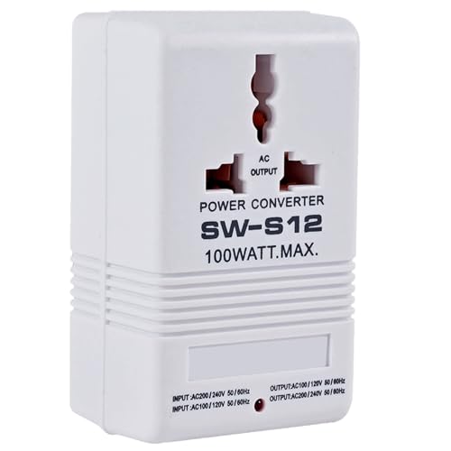 100W Voltage Converter Travel Adapter 110V/120V to...