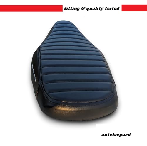 Image of Activa 5G Bike SEAT Cover SEAT Cover,PU Leather Black Colour,10 mm Cushion Foam.Rope provided,Ready to fit