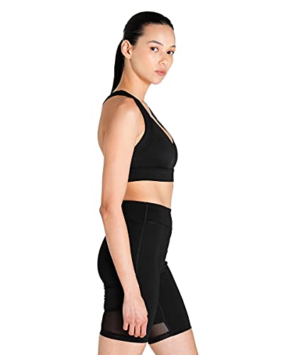 PUMA PUMA womens Mid Impact Own It Sports Bra, Puma Black, Large US