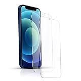 iPhone12 / iPhone12Pro ガラスフィルム 2枚 ラウンドエッジ加工 アイフォン 12 / アイフォン 12 pro フィルム 硬度9H 耐衝撃 気泡防止 iPhone 用 (6.1インチ用) フ ィ ルム 強化ガラス 液晶 保護フィルム貼り付け簡単 自動吸着 撥水撥油 指紋防止
