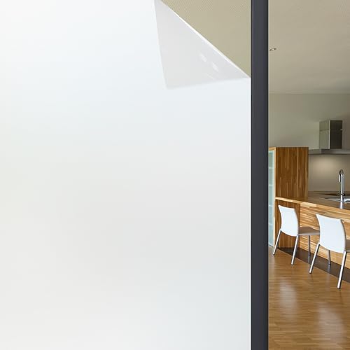 Image of PROTEALL Window Film, Window Glass Film, Blindfold Sheet, Privacy Protection, Window Treatment Film, Glass Shatterproof Sheet, Thermal Insulation, UV Protection, Repositionable, Condensation Reduction
