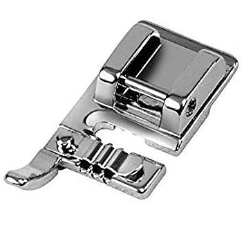 Image of ZENITH 3 Way Cording Pressure Foot Snap on Type for Automatic Electric Low Shank Sewing Machines Suitable for Usha Janome Brother Singer etc Steel Finish (3 Way Cording)