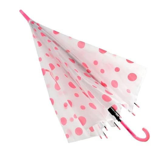 Dot Printed Umbrella Automatic Windproof for Monsoon-image-17