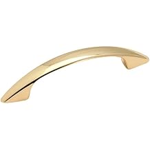 Amerock | Cabinet Pull | Polished Brass | 3 inch 76 mm Center to Center | Everyday Heritage | Drawer Pull | Drawer Handle | Cabinet Hardware Pack of 1