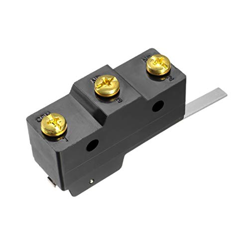 Uxcell Tm-1701 Spdt 1No+1Nc Long Hinge Lever Type Micro Limit Switch Screw Terminals #TOP3