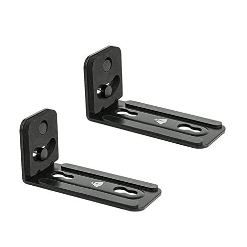 EWIGE Universal Soundbar Wall Mount Bracket Compatible with Bose, Sonos Beam,Samsung, Sony, LG,Soundtouch 300 Black