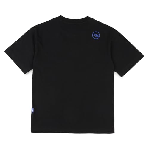 Image of Alan Jones Clothing Boys Oversized Cotton Printed T-Shirt | Round Neck, Short Sleeves, Casual Wear