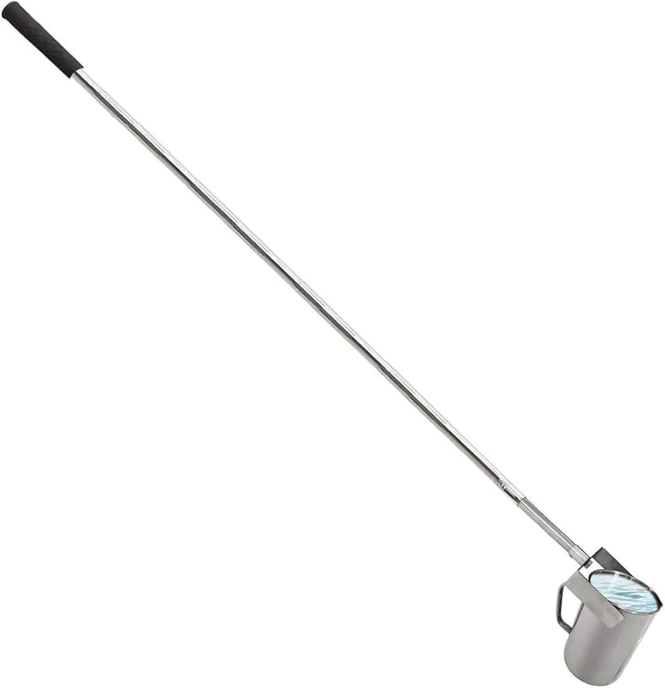 Campionatore telescopico per acqua, 1000 ml, asta in acciaio inox 304, regolabile da 0,6 a 7 m, per campionamento di fiumi, laghi e acque reflue, test ambientali dell'acqua
