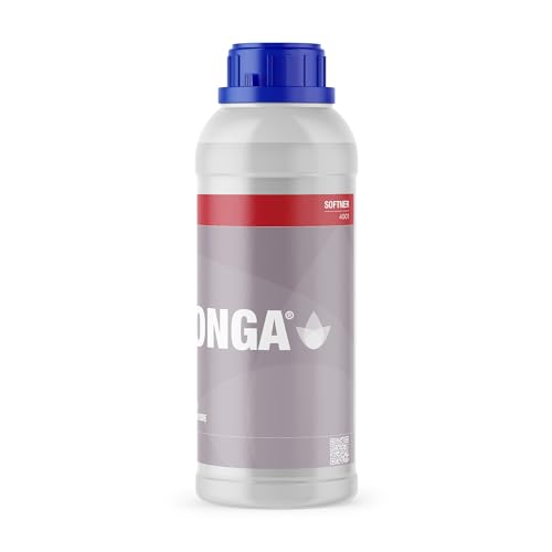 Konga Suavizante líquido concentrado de jazmín y sándalo, 1 litro, para un lavado suave, reduce la electricidad estática y frescura de larga duración