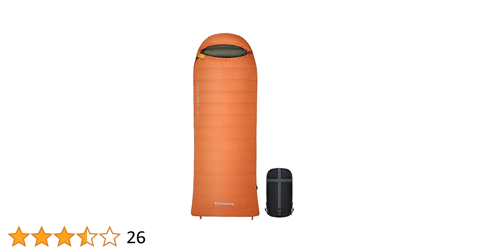 Amazon.co.jp: KingCamp ダウン シュラフ 寝袋 封筒型 天然羽毛