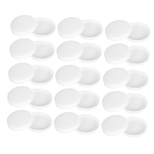 COLLBATH 100pcs Paper Drinking Cup Covers Stackable and Cup Lids for Beverages for Parties Hotels and Restaurants
