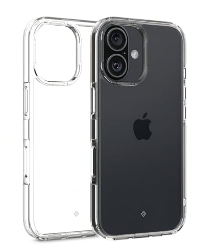 Image of Spigen Caseology Quartz Crystal Case for iPhone 16, Crystal Clear