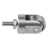 Oniissy Rollspitze für Messuhren, M2,5-Gewinde, 10 mm Durchmesser, Edelstahl-Radsonde, 22,5 mm Länge, Silber