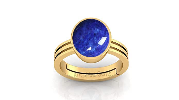 Bague Lapis Lazuli naturel 5.42 carats, un bijou de prestige