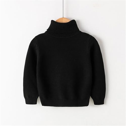 Boys Girls Turtleneck Sweaters Underwear Long Sleeve Preppy Plain Pullover Sweatshirts Fall Winter Warm Clothes2